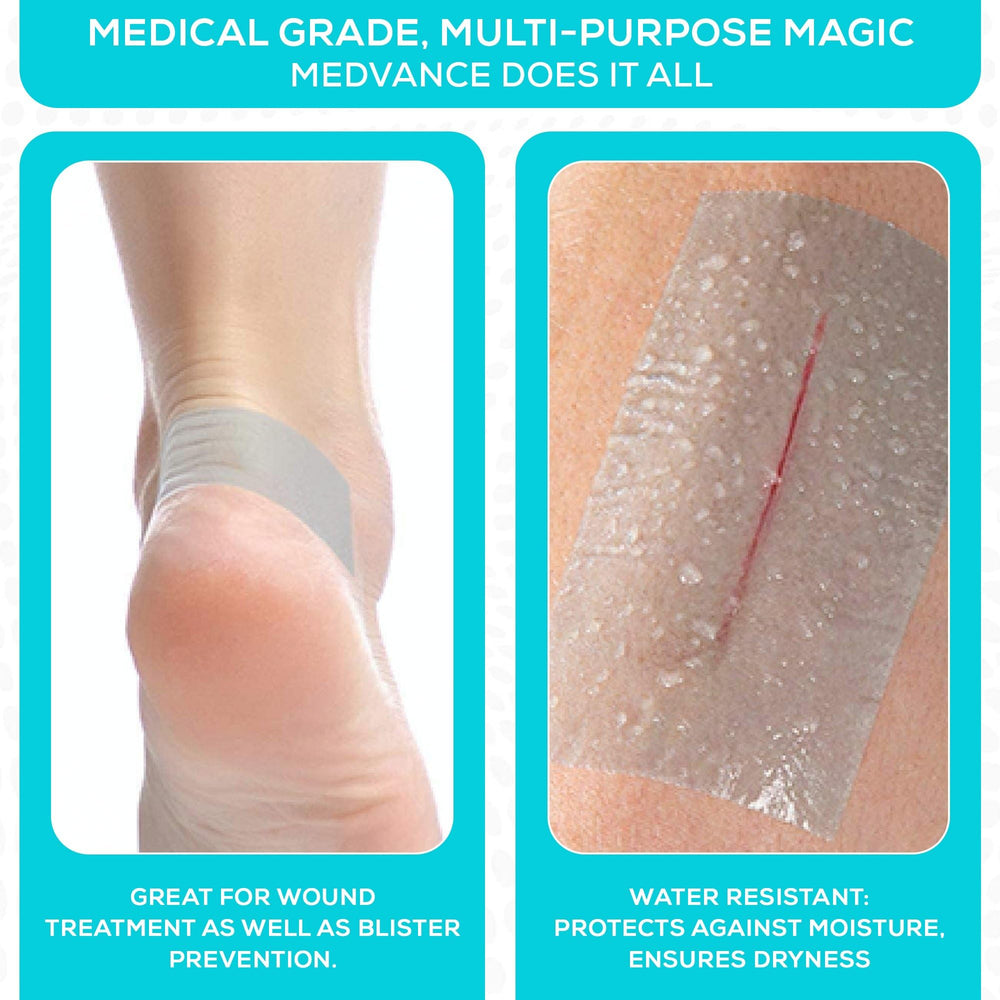 MedVance wide-range applications image highlights use for blisters and minor wounds