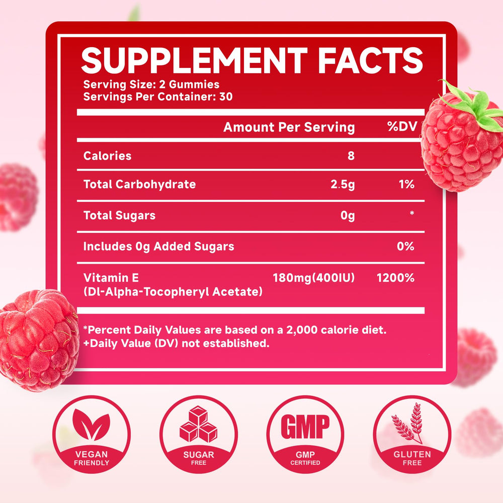 MEENCCD 2-pack Vitamin E Gummies packaging highlights convenient bundle