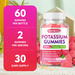 MEENCCD Potassium Gummies ready for daily routine
