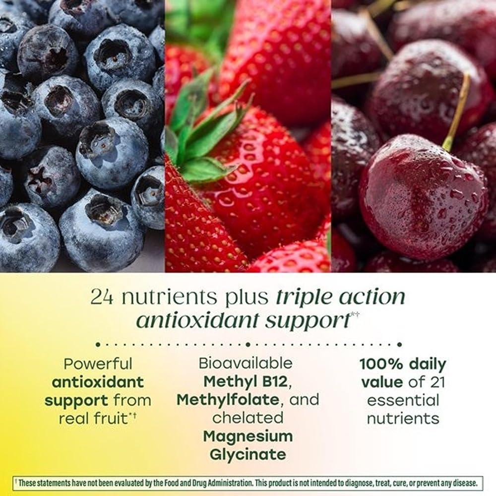 Back label shows B12 methylcobalamin and methylfolate for energy metabolism.
