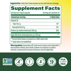 MegaFood Baby & Me 2 liquid capsules closeup shows easy delivery