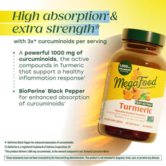 Bottle label with per-serving curcuminoids information.