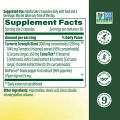 Capsules close-up highlighting TamaFlex blend for joint comfort.