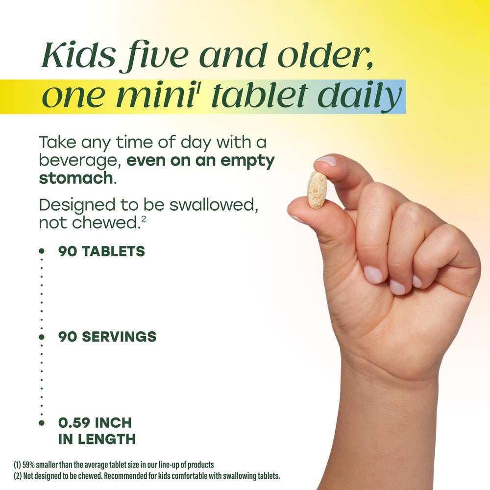 Lemon balm and theanine in MegaFood Kids B Complex offer calming notes.