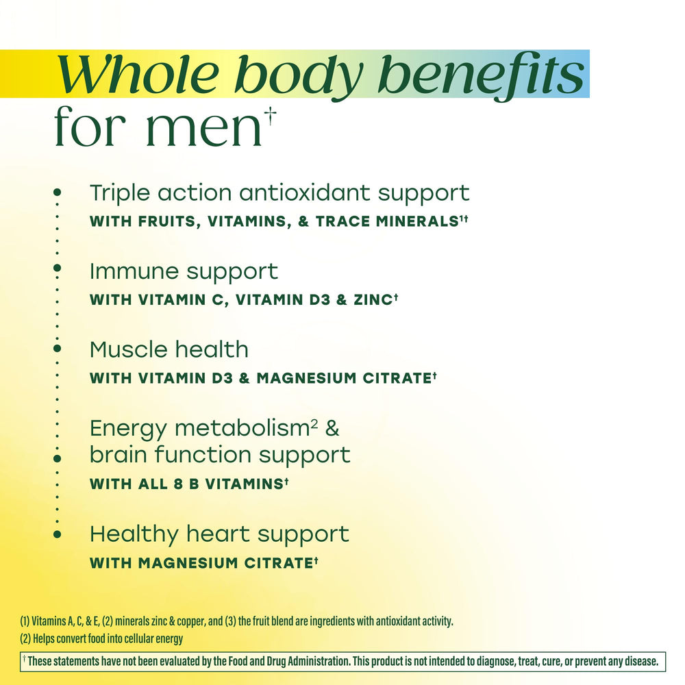 MegaFood label closeup on gummies highlighting D3 and methylated B12 for bioavailable nutrients.