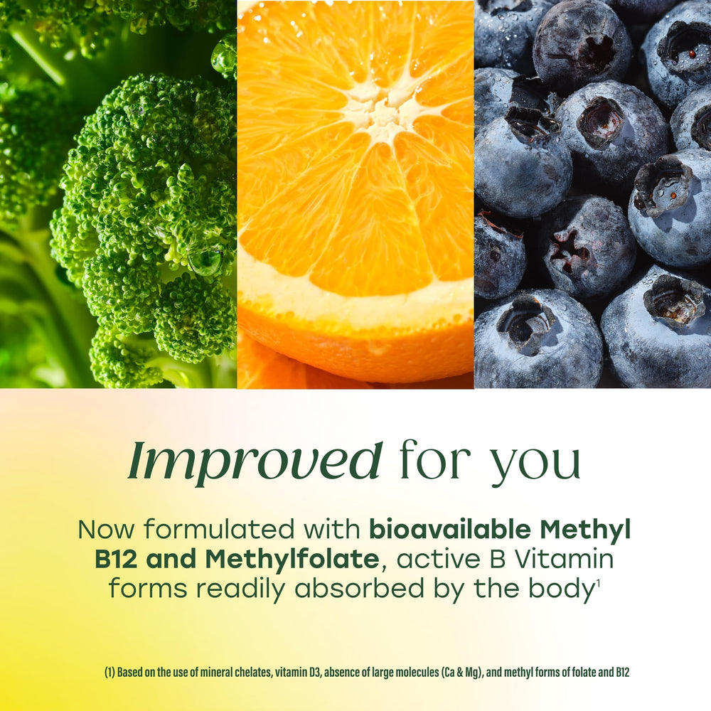 MegaFood real food blueberries bowl highlight natural nutrients.