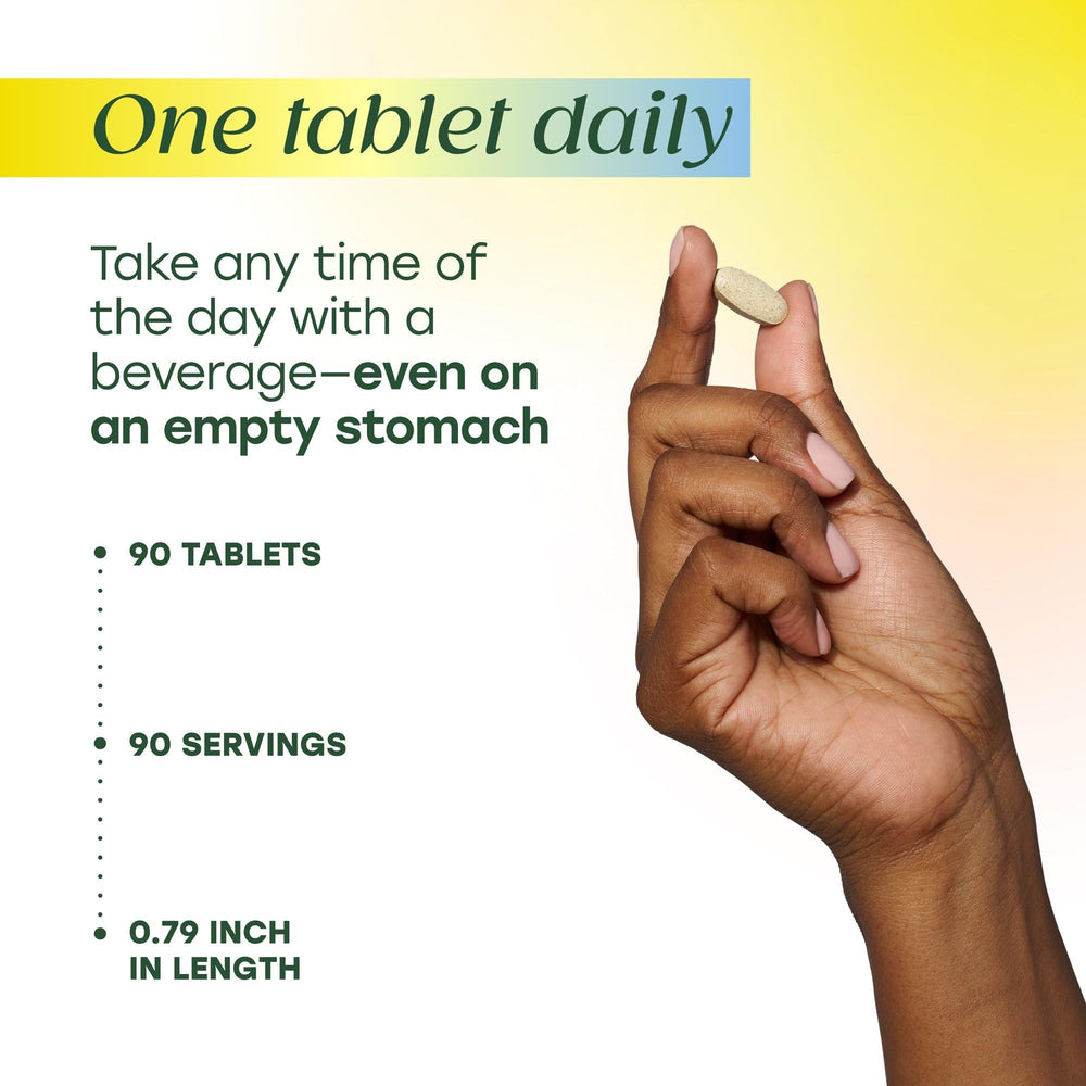 MegaFood tested for 125+ chemical substances label ensures quality.