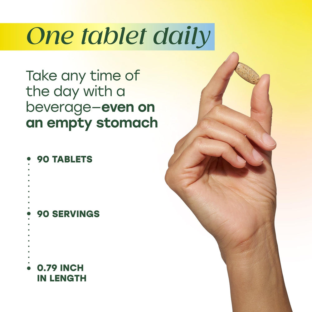 Gluten-free label on MegaFood Women’s Multivitamin One Daily packaging