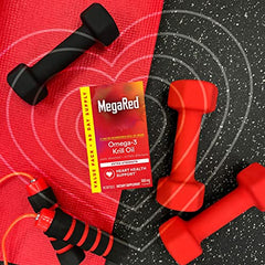 Omega-3 index concept with MegaRed 30-day comparison.