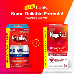 MegaRed purity and freshness guarantee seal on packaging