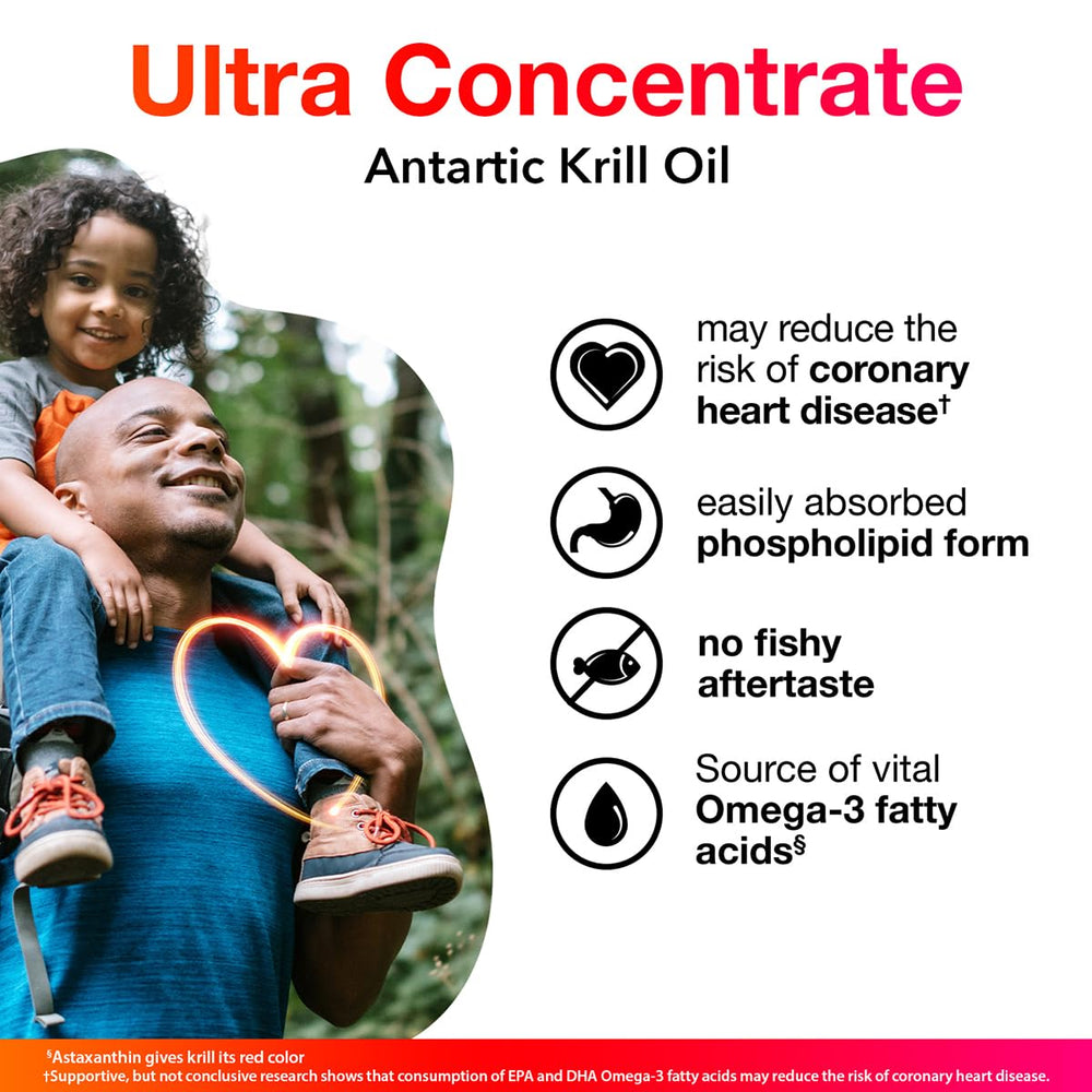 Bright astaxanthin indicator on MegaRed packaging signaling antioxidant content