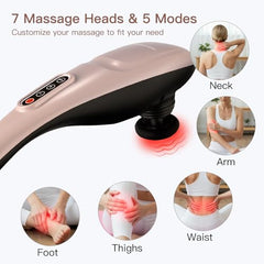 MEGAWISE massager with 5 modes and 5 speeds for customization