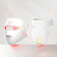 MEGELIN Duo-Lux face mask side view highlighting comfortable, slim profile.