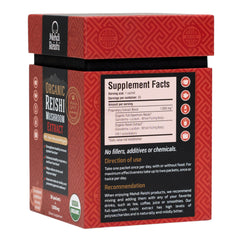 Mehdi Reishi bottle with label showcases 35 percent beta-glucan for robust support