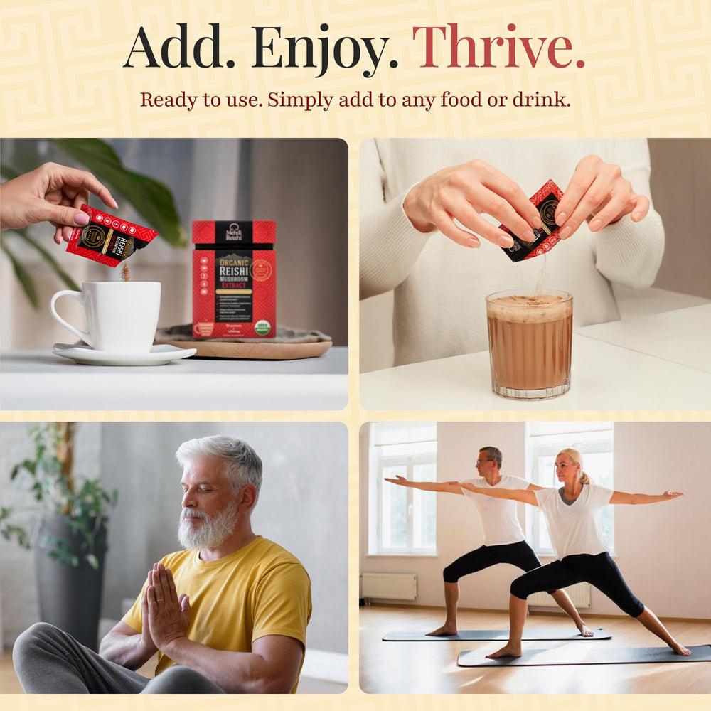 Mehdi Reishi lab-tested organic extract ensures a clean label and safety