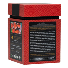 Mehdi Reishi outdoor-grown Ganoderma harvest conveys natural sourcing for wellness