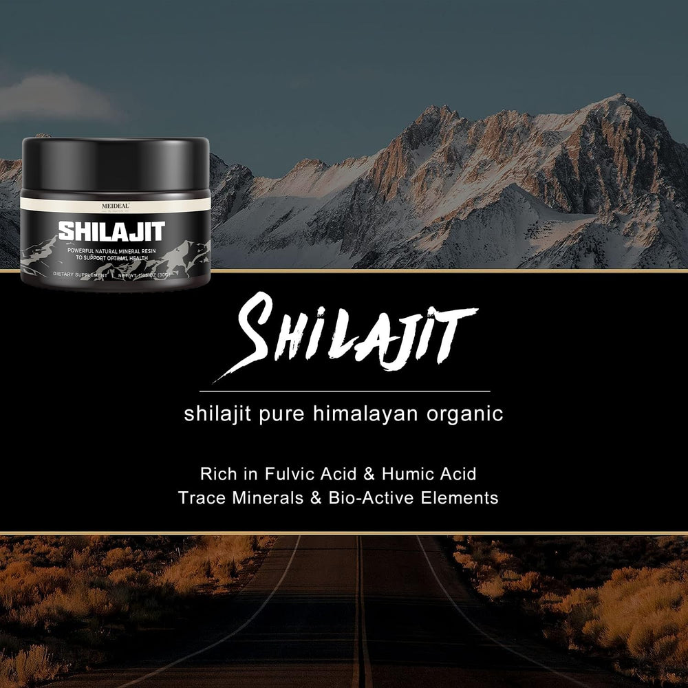 Meideal Shilajit resin origin from Gilgit Baltistan Himalayas