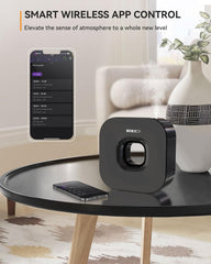 MEIDI hang-design diffuser ready for wall or desk placement, space-saving