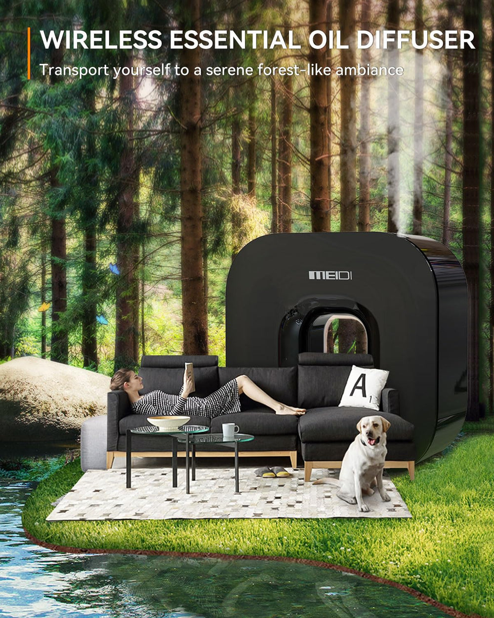 MEIDI whisper-quiet operation that supports focus and calm