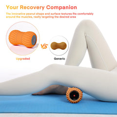 Meifuly peanut massage ball on shoulder for mobility and comfort