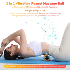 Meifuly peanut massage ball side view showing ergonomic design for release