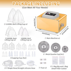 Meifuly 1500 ml cup for large-area cupping and bodywork.
