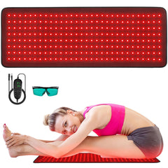 Meiye red light therapy pad front view highlighting large surface for full-back coverage