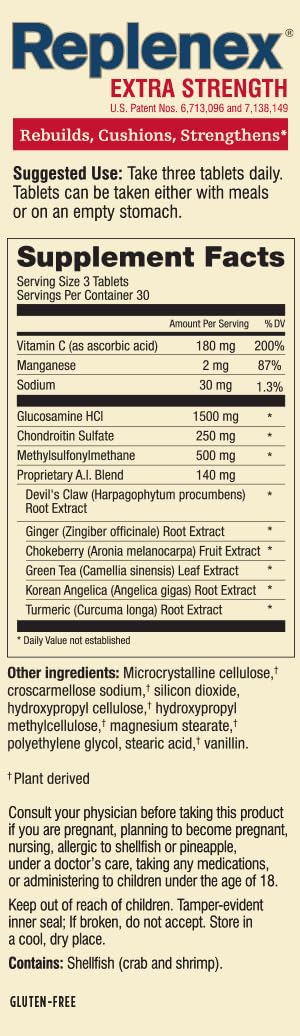 Melaleuca Replenex capsules designed to support mobility and everyday movement