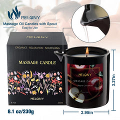 MELONY natural blend of oils nourishes skin with shea and vitamin E.
