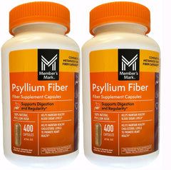 Member's Mark fiber capsules 2-pack front view for daily fiber support