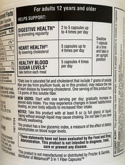 Member's Mark fiber capsules closeup emphasizes convenient daily form