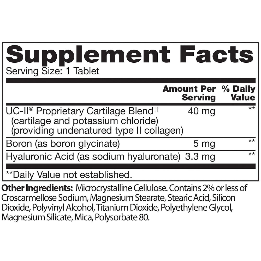 Hyaluronic acid label highlights natural joint lubrication with Member’s Mark