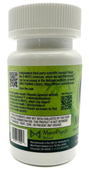 Memfocus label QR code links to research on 6-MSITC and cognition.