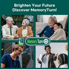 MemoryTurn two-capsule daily regimen for ongoing wellness.