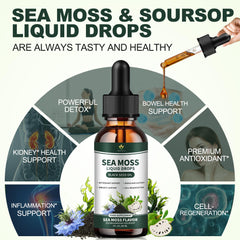 Menkru Sea Moss Drops added to water for a balanced boost.