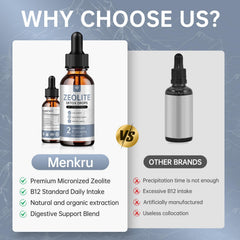 Menkru Zeolite Drops vegan formulation suitable for plant-based diets