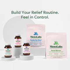 MENOLABS FocusHer packaging emphasizes safe, third-party tested formula.