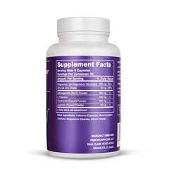 MenoSleep tablets close-up showing magnesium glycinate for sleep support.