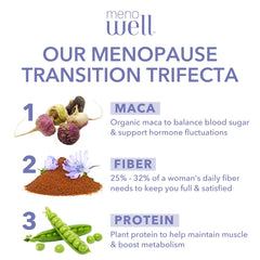 MenoWell bar features organic maca as part of its balance-supporting formula
