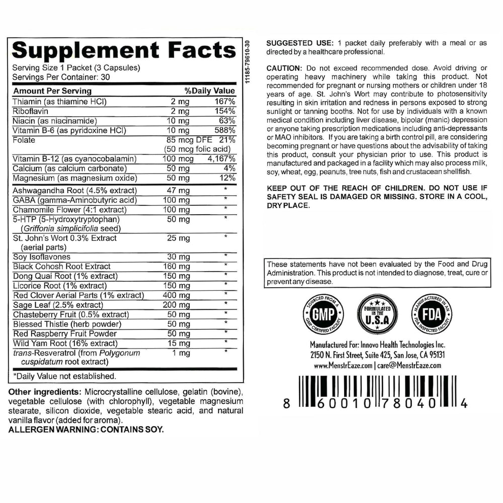 MenstrEaze St Johns Wort close-up supports mood stability