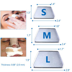MENURSY nasal splints dorsal pad close-up showing edema reduction potential.