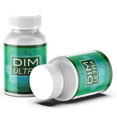 MesoHealth DIM Ultra box in hand suggesting a convenient daily routine.