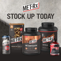 MET-Rx Big 100 Colossal bar in on-the-go setup, ideal pre-workout fuel.