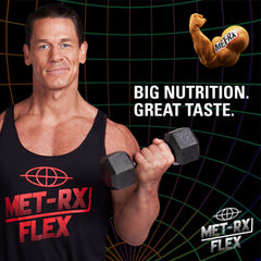 MET-Rx Big 100 Granola Bar chocolate chip in pack, ideal for travel snack.