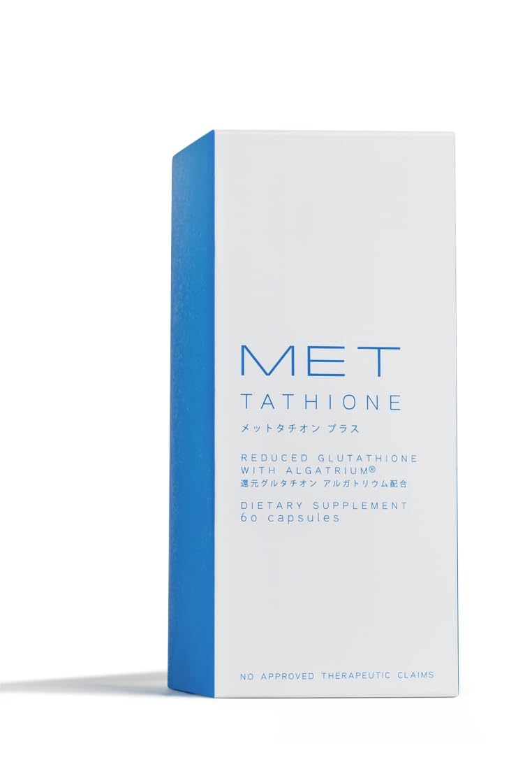 MET Tathione packaging inside view with 60-cap bottle and clear labeling.
