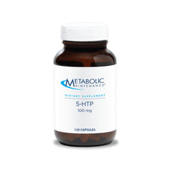 Metabolic Maintenance 5-HTP capsules close-up for relaxation support