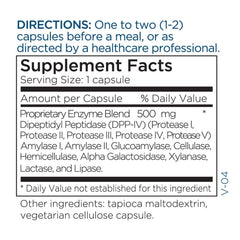 Amber BPA-free glass bottle packaging of GluDaZyme from Metabolic Maintenance.