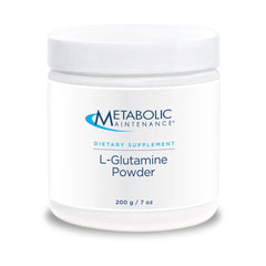 Metabolic Maintenance L-Glutamine powder with scoop for easy dosing and daily recovery support