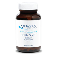 Metabolic Maintenance Little One bottle with kid-friendly daily multivitamin for ages 6-12.