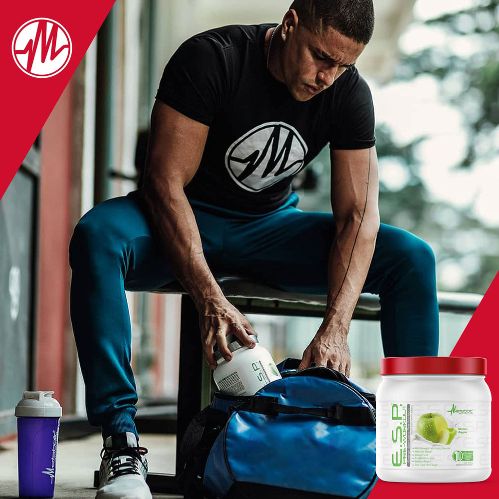 Metabolic Nutrition ESP promotional banner image with active athletes in motion
